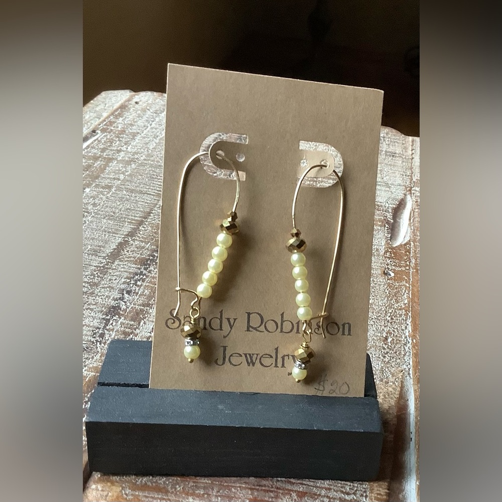 Handcrafted Beaded Ear Wires by Sandy Robinson Jewelry